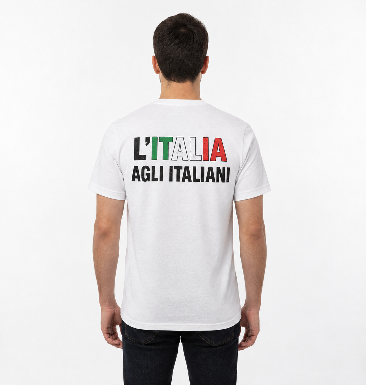 Maglietta Tricolore "L'Italia agli Italiani" — 1861
