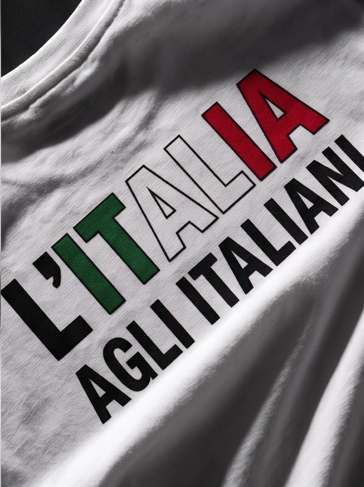Maglietta Tricolore "L'Italia agli Italiani" — 1861